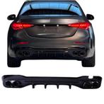 Diffuser voor mercedes w206 zwart met ronde uitlaatsierstukk, Nieuw