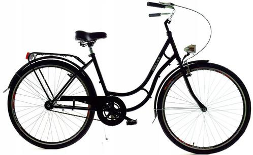 Damesfiets - 28 inch fiets - retro - zwart, Fietsen en Brommers, Fietsen | Dames | Damesfietsen, Nieuw, Ophalen of Verzenden