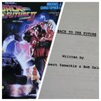 Back to the Future - Script Michael J. Fox Christopher Lloyd, Verzamelen, Film en Tv, Nieuw