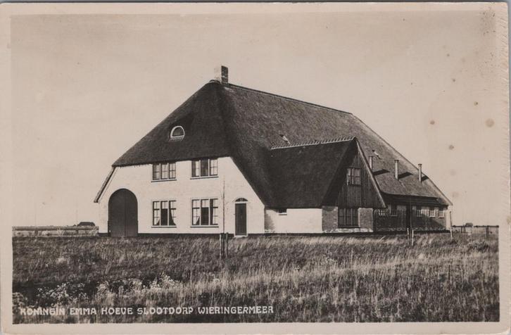 SLOOTDORP - Koningin Emma Hoeve Slootdorp Wieringermeer, Verzamelen, Ansichtkaarten | Nederland