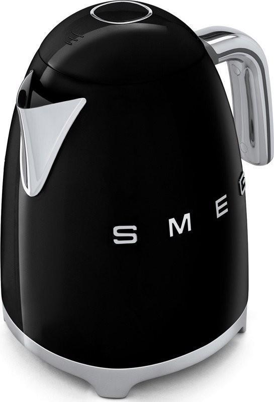 Smeg KLF03BLEU waterkoker zwart, Witgoed en Apparatuur, Waterkokers, Nieuw, Verzenden