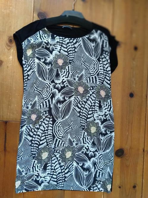 mouwloze zomerjurk EXPRESSO maat 42, Kleding | Dames, Jurken, Knielengte, Zwart, Maat 42/44 (L), Zo goed als nieuw, Ophalen of Verzenden