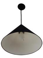 Hanglamp Moooi punt - Ø 40cm, hoog 35cm - vilt zwart / wit -, Werkplek, Overige typen, Gebruikt, Ophalen of Verzenden