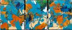 Jiel - Mediterranean Pulse - triptyque - Série : Les, Antiek en Kunst, Kunst | Schilderijen | Modern