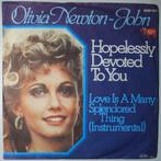 Olivia Newton-John - Hopelessly devoted to you - Single, Cd's en Dvd's, Vinyl Singles, Pop, Gebruikt, 7 inch, Single