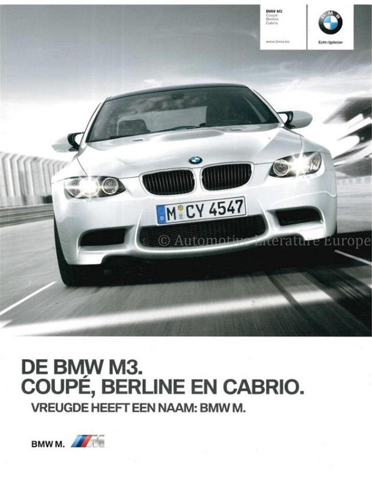 2011 BMW M3 BROCHURE NEDERLANDS, Boeken, Auto's | Folders en Tijdschriften, BMW
