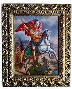 Icoon - Joris de Drakendoder - Hout - Met de hand