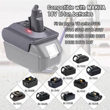 Adapter voor accu  Makita Dyson Bosch beschikbaar voor biedingen