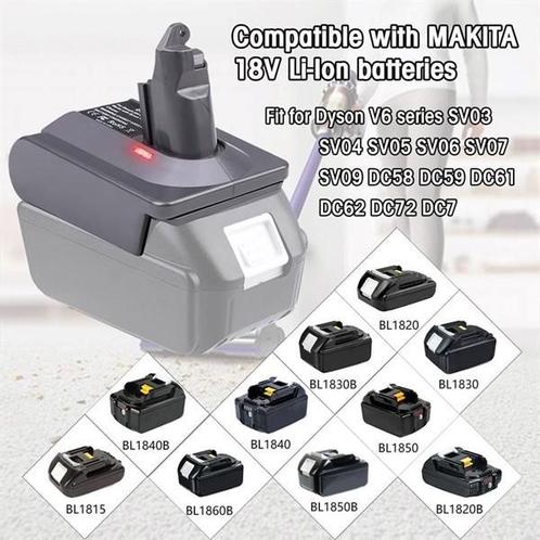 Adapter voor accu  Makita Dyson Bosch, Hobby en Vrije tijd, Elektronica-componenten, Nieuw, Verzenden