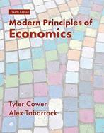 Modern Principles of Economics 9781319182045 Tyler Cowen, Verzenden, Zo goed als nieuw, Tyler Cowen