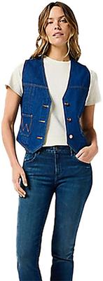 -10% Wrangler  Wrangler Femme vest unworn  maat S, Kleding | Dames, Jasjes, Kostuums en Pakken, Verzenden, Nieuw, Blauw