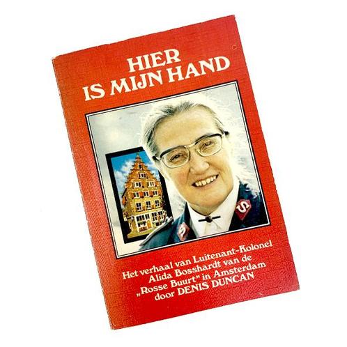 Gesigneerd boek Majoor Bosshardt - Hier is mijn hand, Verzamelen, Muziek, Artiesten en Beroemdheden, Verzenden