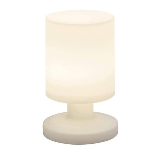 LED Tafellamp - Rond - Wit - Spatwaterdicht - USB Oplaadbaar, Huis en Inrichting, Lampen | Tafellampen, Nieuw, Kunststof, Minder dan 50 cm