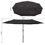 TRUUSK Parasol Tuinparasol Market Parasol Dubbele Parasol Pa, Tuin en Terras, Parasols, Verzenden, Nieuw