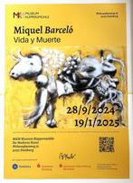 Miquel Barceló - exhibition poster, originally signed. -