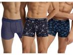 3-Pack WOOSTER® Heren Boxershorts met Prints - Blauw-mix, Kleding | Heren, Ondergoed, Verzenden