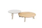 Taste by 4 Seasons Emma set van 2 salontafels latte, Ø 65 en, Tuin en Terras, Tuinsets en Loungesets, Ophalen of Verzenden, Nieuw