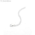 Zilveren verlengings ketting, Verzenden, Nieuw, Zilver