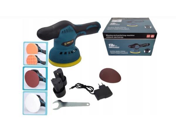 Veiling - Draadloze Polijstmachine met 2x12V 2.0Ah Accu - 8, Doe-het-zelf en Verbouw, Gereedschap | Slijpmachines, Nieuw