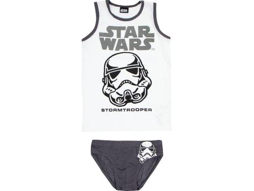 Star Wars - Stormtrooper - Jongens Ondergoedset - Wit/Grijs, Kinderen en Baby's, Kinderkleding | Schoenen en Sokken, Verzenden