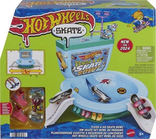 Hot Wheels Skate Doorspoelen En Gaan Skateset - Toiletpot, Kinderen en Baby's, Speelgoed | Overig, Zo goed als nieuw, Ophalen of Verzenden