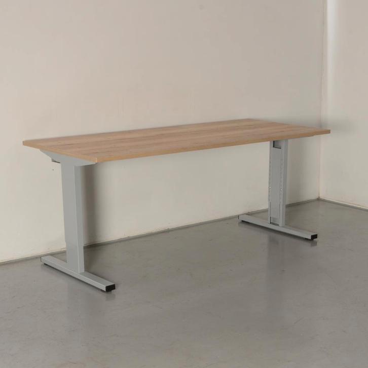 Solidesk bureau, bladkleur naar keuze, 180 x 80 cm, hoogte, Huis en Inrichting, Bureaus, Ophalen of Verzenden