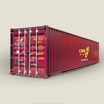 40ft Zeecontainer Huren | Altijd mét kraan geleverd | CARU