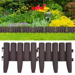 vidaXL Gazonranden 36 st 10 m PP bruin, Verzenden, Nieuw