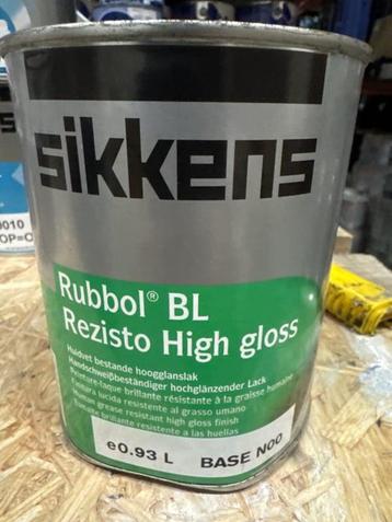 SIKKENS RUBBOL BL Rezisto high gloss - ral 9010 - 1 liter beschikbaar voor biedingen