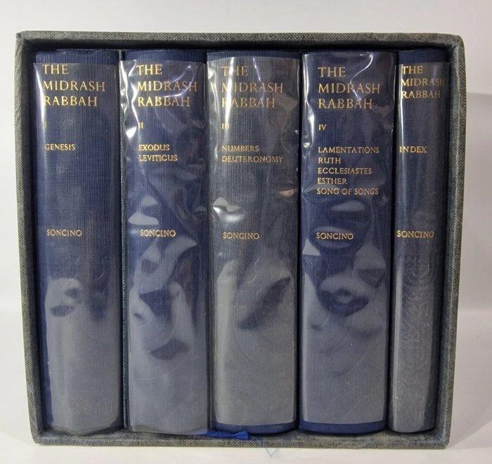 Complete 5 Volume The Midrash Rabbah Translation Into, Antiek en Kunst, Antiek | Boeken en Bijbels