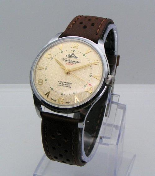 Atlantic Worldmaster Extra - cal. ETA 1113 - Zonder, Sieraden, Tassen en Uiterlijk, Horloges | Heren