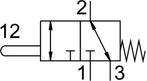 Festo 3/2 NO/NC Monostabiele Stang Geactiveerde Ventiel PK-3, Doe-het-zelf en Verbouw, Verzenden, Nieuw