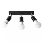 TooLight Plafondlamp APP699-3C - E27 - 3 Lichtpunten - Zwart, Huis en Inrichting, Lampen | Plafondlampen, Nieuw, Ophalen of Verzenden