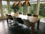 Steigerhouten eettafel eettafels tafel van steigerhout, Nieuw, 150 tot 200 cm, Vier personen, Rechthoekig