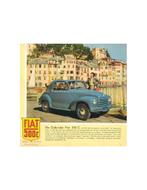 1953 FIAT 500 C BROCHURE NEDERLANDS, Nieuw, Author