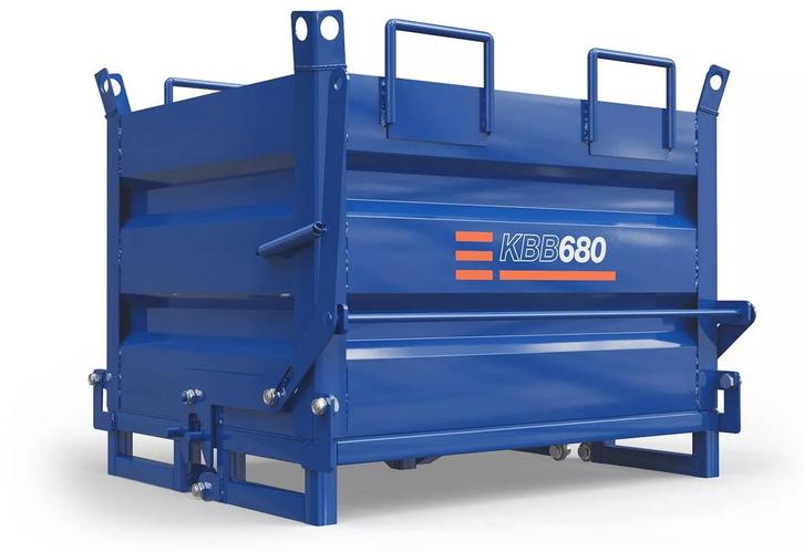 Bulkcontainer Voor Vorkheftruck En Kranen (410 Liter), Zakelijke goederen, Machines en Bouw | Heftrucks en Intern transport, Ophalen of Verzenden