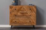 Dressoir Mangohout Fiona 90 cm, Nieuw, Industriële meubels, Overige houtsoorten, Verzenden