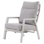 Showroommodel Barolo lounge tuinstoel verstelbaar aluminium, Tuin en Terras, Ophalen of Verzenden, Nieuw