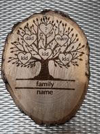 Boomschijf met lasergravering tree of life, Verzenden, Nieuw