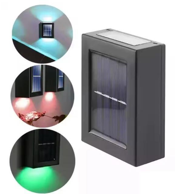 Solar Up/Down Wandlamp Buiten - Waterdicht voor Tuinen Straa, Tuin en Terras, Buitenverlichting, Nieuw, Verzenden