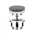 Afvoerplug Hotbath Cobber Always-Open met Schroef Rond, Ophalen of Verzenden, Nieuw, Overige typen