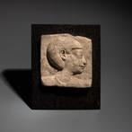 Oud-Egyptisch Steen Sculptors Model Relief van Khereduankh