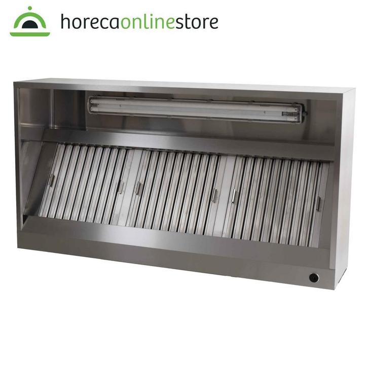 HCB Afzuigkap - doos model - 180 cm - RVS, Zakelijke goederen, Horeca | Keukenapparatuur, Nieuw in verpakking, Overige typen, Verzenden