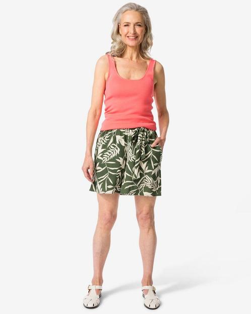 HEMA Dames korte broek Remmy wide leg groen, Kleding | Dames, Overige Dameskleding, Nieuw, Verzenden