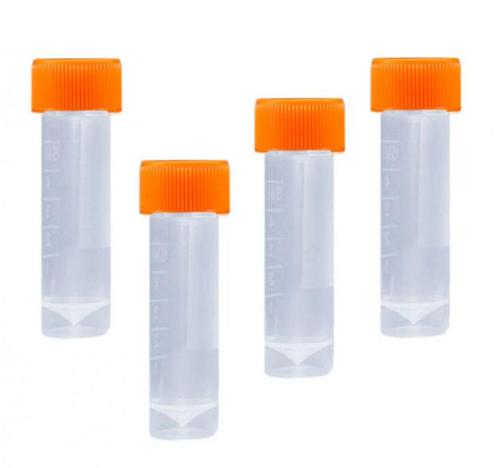 Set van 100 reageerbuisjes (5 ml, polypropyleen, met schroe, Doe-het-zelf en Verbouw, Gereedschap | Handgereedschap, Nieuw, Ophalen of Verzenden