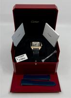 Cartier Santos de Cartier - Rose - Large - WGSA0019, Overige merken, Leer, Polshorloge, Nieuw