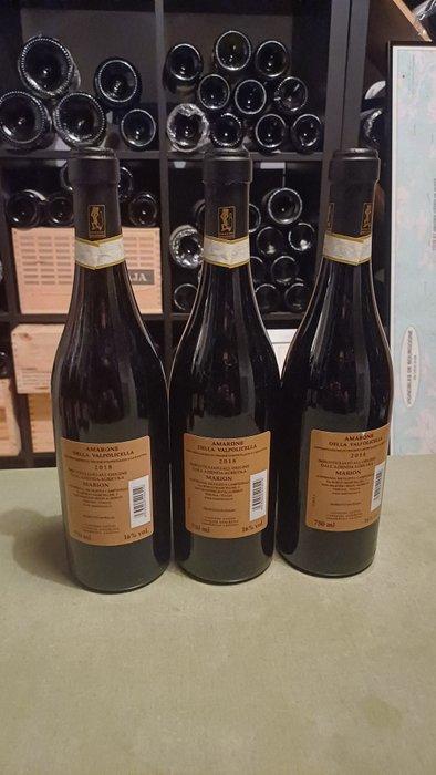 2018 Marion - Amarone della Valpolicella - 3 Flessen (0.75, Verzamelen, Wijnen