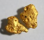 Goud Goud nugget - Hoogte: 8 mm - Breedte: 6 mm- 0.81 g -