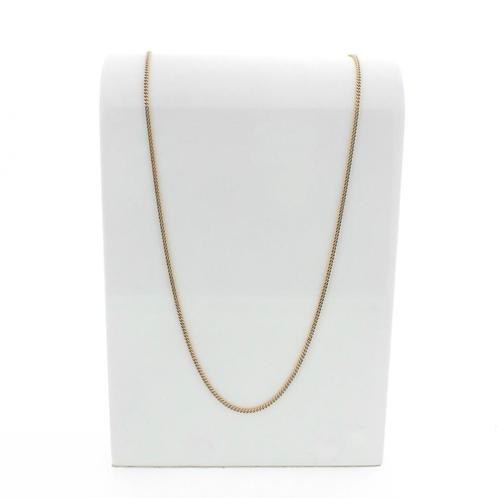 8 Krt. Gourmetschakel ketting | 58 cm (lange gouden ketting), Sieraden, Tassen en Uiterlijk, Antieke sieraden, Goud, Ophalen of Verzenden