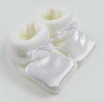 Satijnen baby slofjes newborn / 56 / 62, Slofjes, Nieuw, Angel Kids, Verzenden